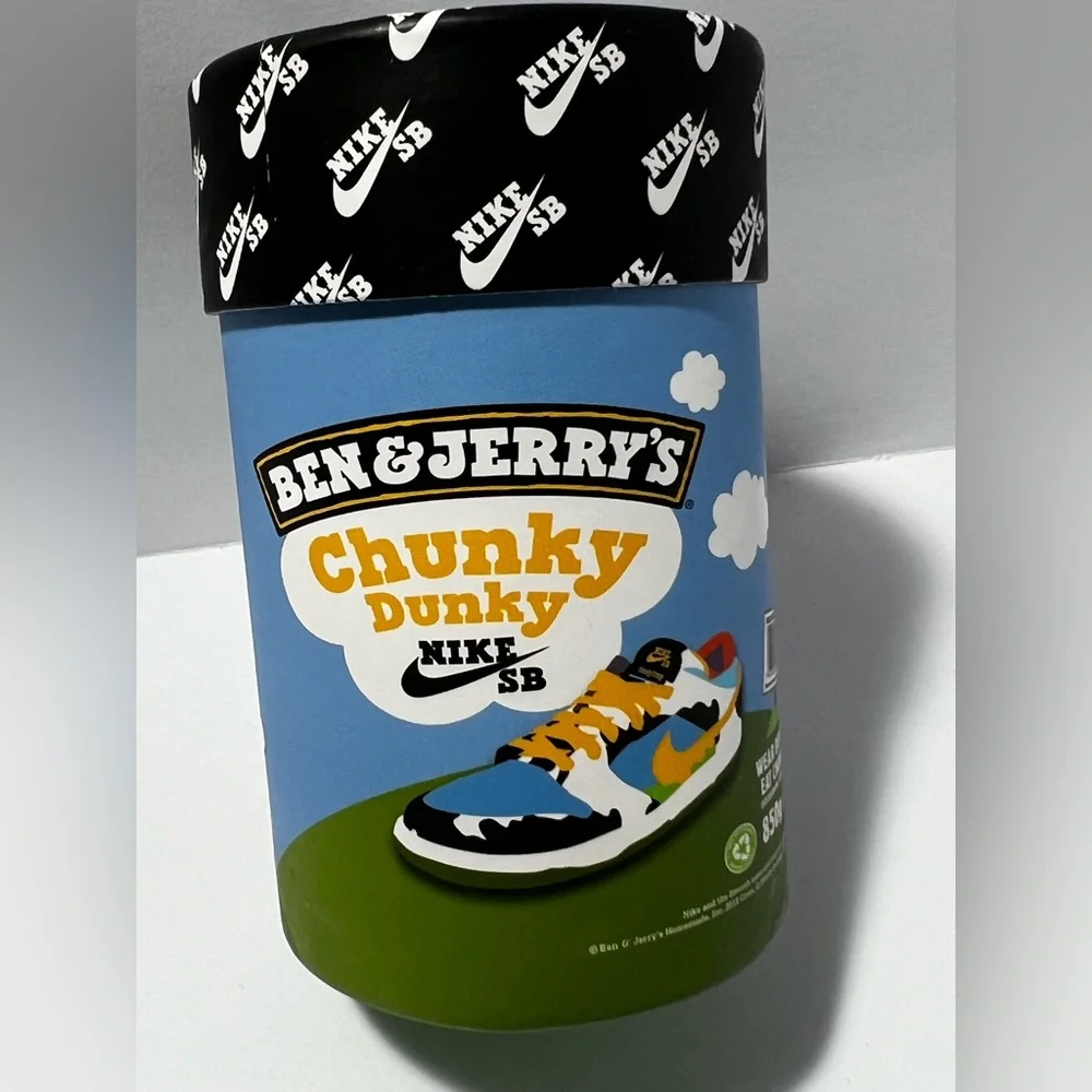 Ben & Jerry’s x Nike SB‎ Chunky Dunky Mini Sneaker Keychain Ice Cream Container